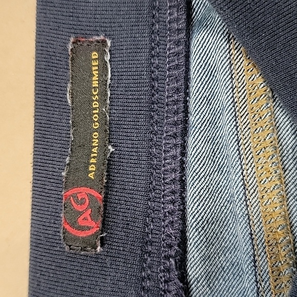 AG Adriano Goldschmied Size 25, Elastic Waist Jegging Pull On Jeans, Gently Used - Picture 2 of 12